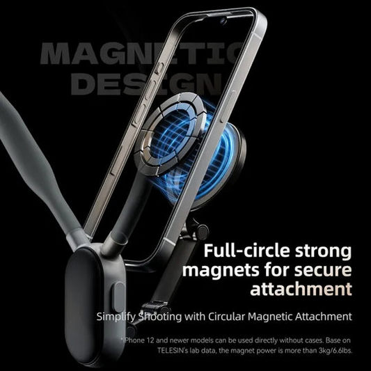 Magnetic Neck Mount for Phone Holder - TELESIN