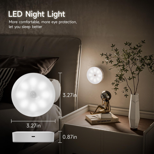 LED Night Light Lamp Rechargeable