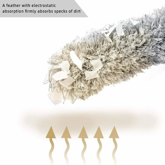 100 Inch Fan Duster, Extendable Microfiber Duster, Feather dust cleaner