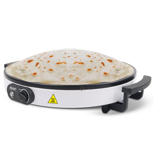 RAF 2000w Electric Saj Maker Crepe and Pancake Maker Machine Portable Non-stick Crepe Pizza Maker Automatic R5422