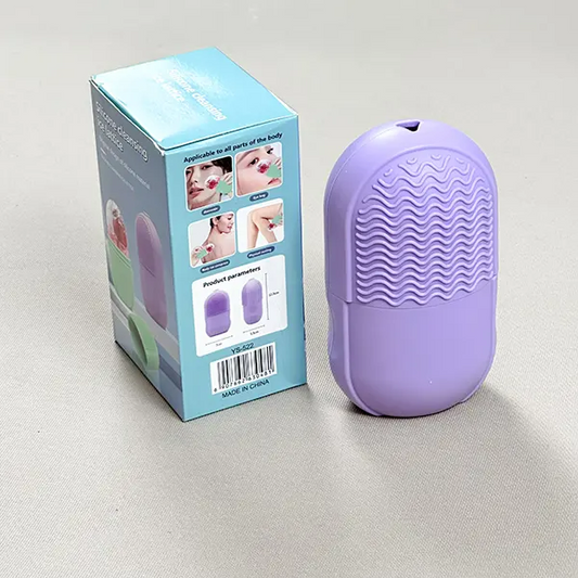 Ice Scrubber 3-in-1 – Face & Eye Ice Roller, Massager & Cleansing Brush