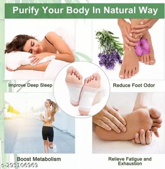 Detox Foot Patches Pain Free Foot Pads for Stress Relief- SET OF 10
