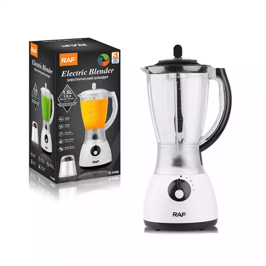 Raf Blender Stainless Steel 4 Blade 1000W 2 Cups 1.5L R440 R2930