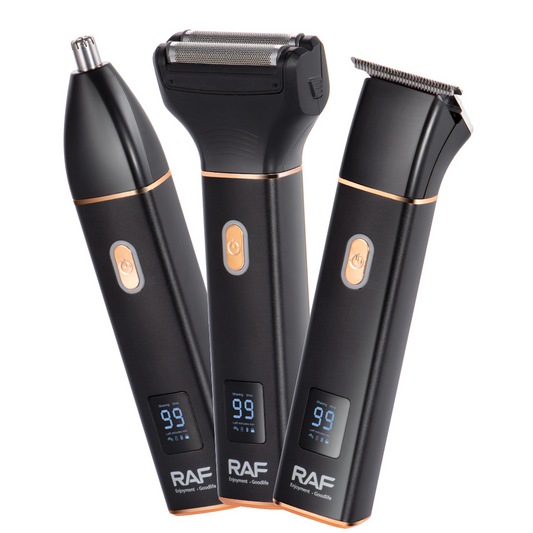 RAF 3-in-1 Rechargeable USB Electric Shaver 7000 RPM R4072