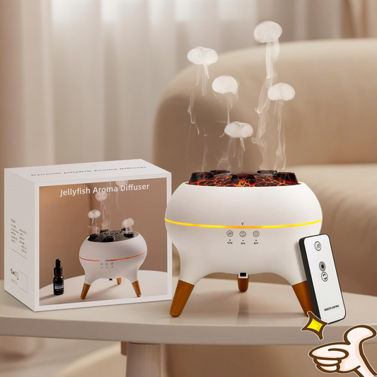 Jellyfish essential oil diffuser with Remote Control