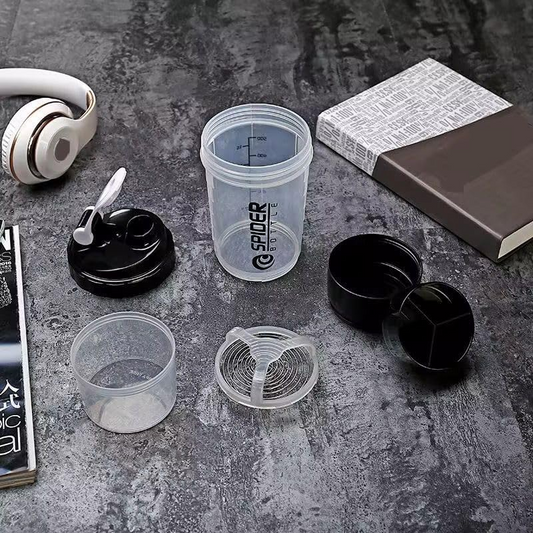3 In 1 Spider Shaker Bottle 500ml Random Color