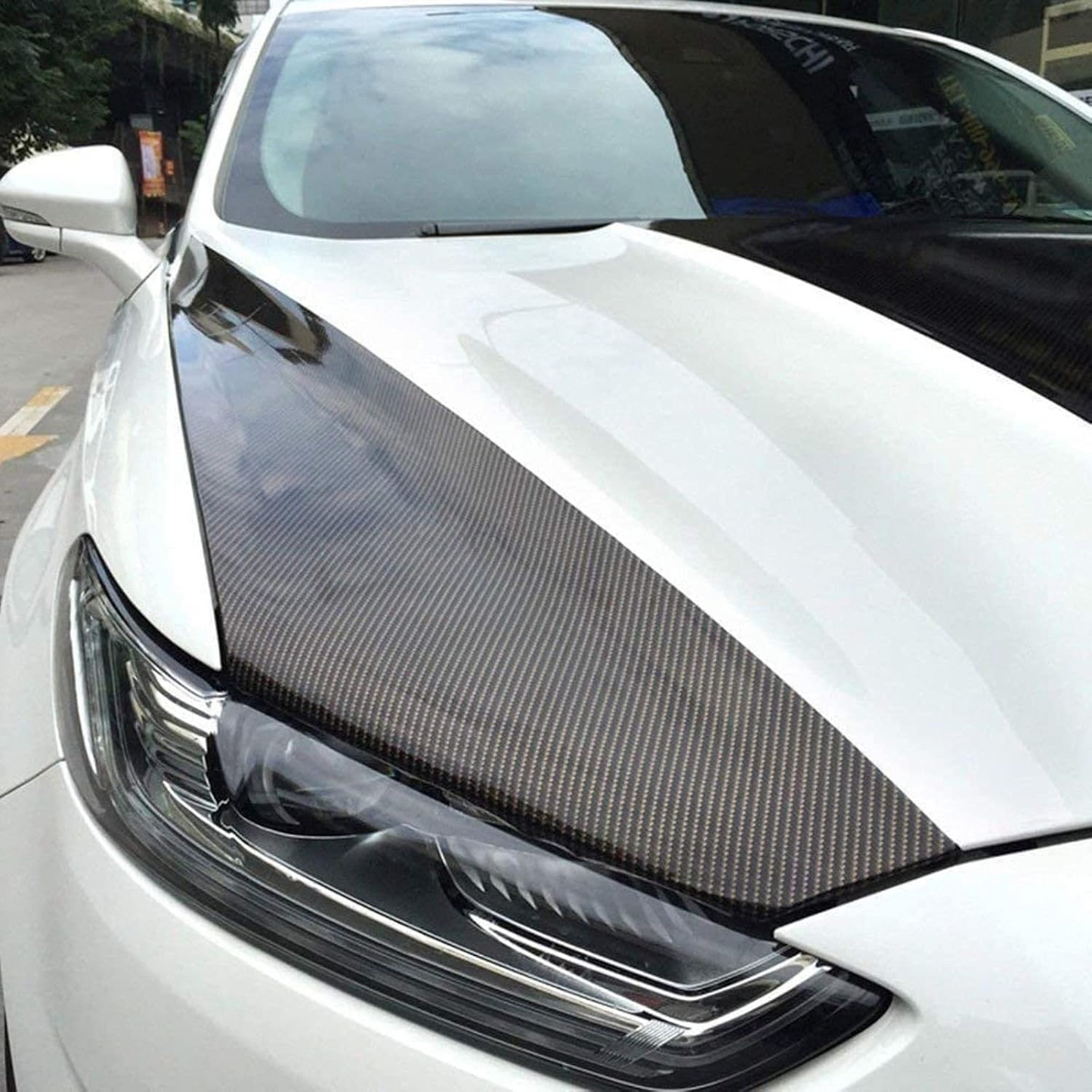 7D Carbon Fiber Vinyl Wrap, Self Adhesive Film, Waterproof Wrap Roll