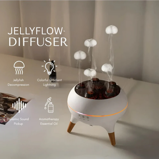 Jellyfish Essential Oil Diffuser – Mood Light, Mist & Remote Control