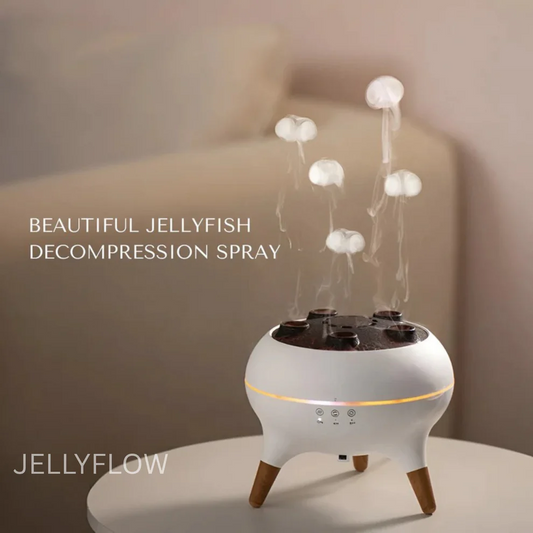 Jellyfish Essential Oil Diffuser – Mood Light, Mist & Remote Control