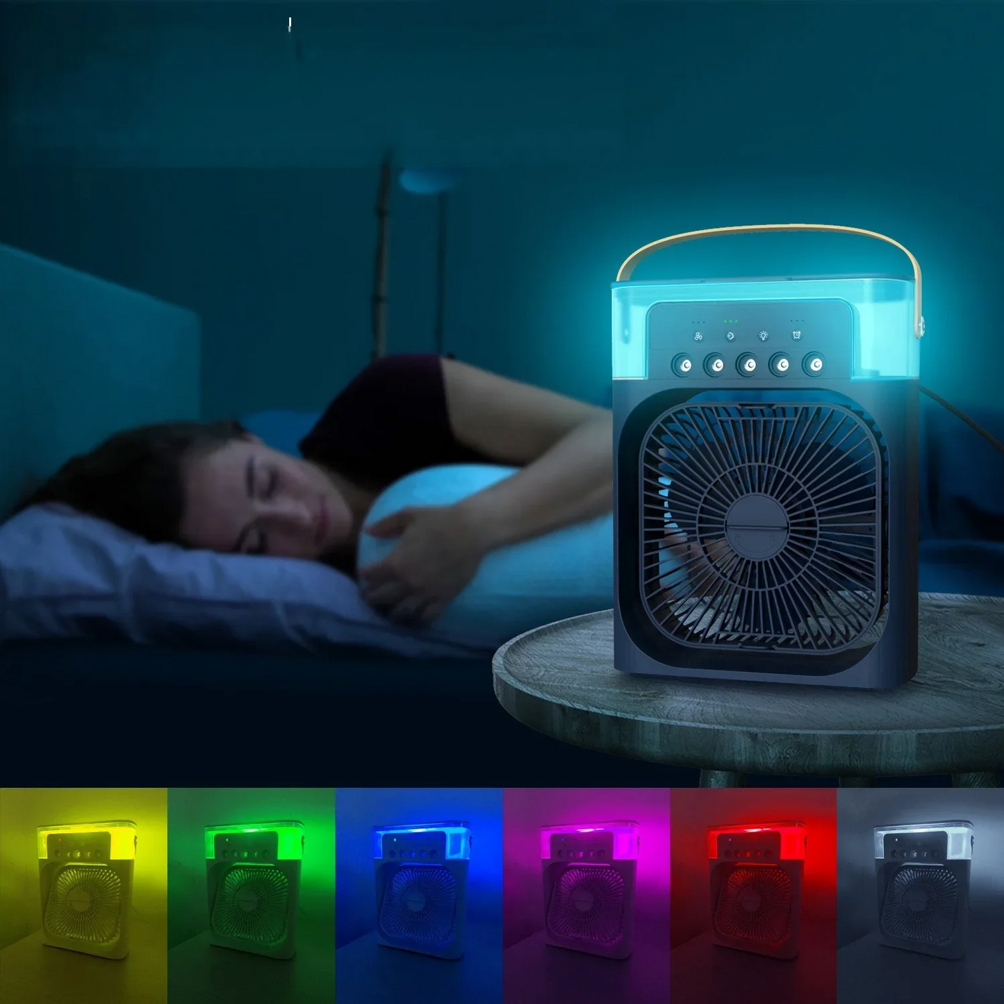 Portable Air Cooler Fan Air Conditioner And Humidifier
