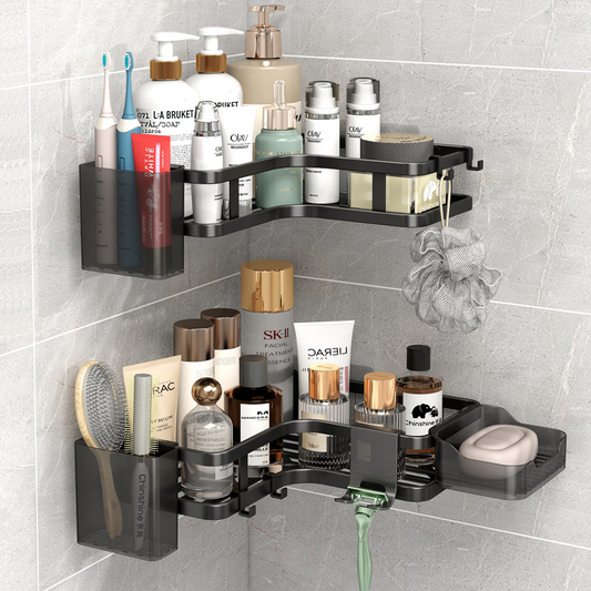 Steel Shower Caddy Bathroom Organizer Rust Proof Corner Shelves