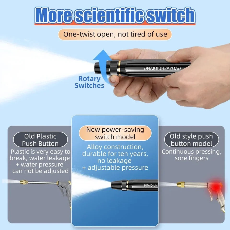 Adjustable High Pressure Spray Nozzle Water Gun