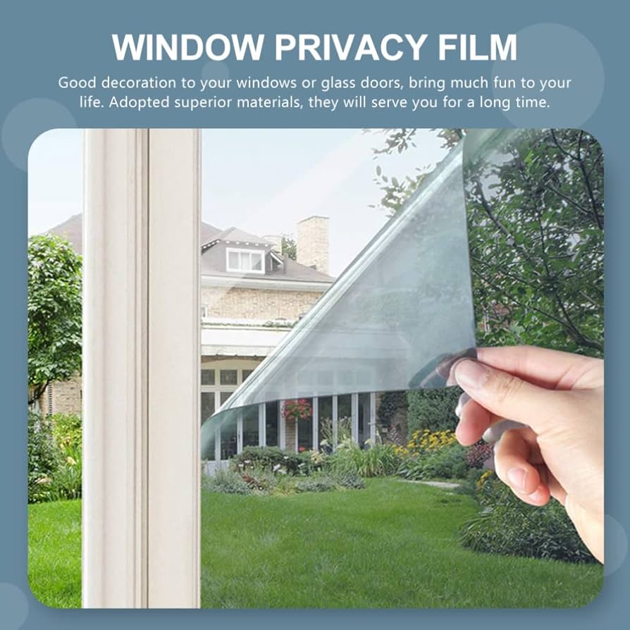 Privacy Window Film Glass Roll Film Sunscreen Glass Sticker Self Adhesive Heat Control 90x100cm Or 50x300cm