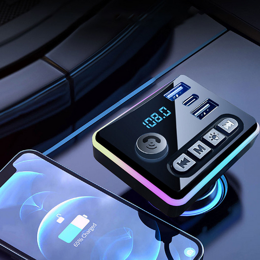 Bluetooth 5.0 car fm transmitter player receiver