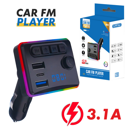 Bluetooth 5.0 car fm transmitter player receiver