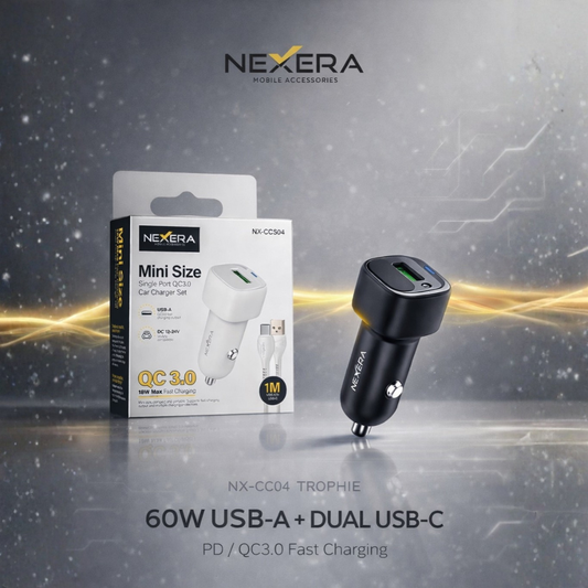 NEXERIA QC3.0 Car Charger NX-CCS