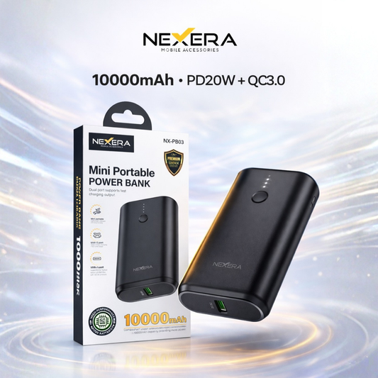 Mini Portable Power Bank 10000MAH NX-PB03