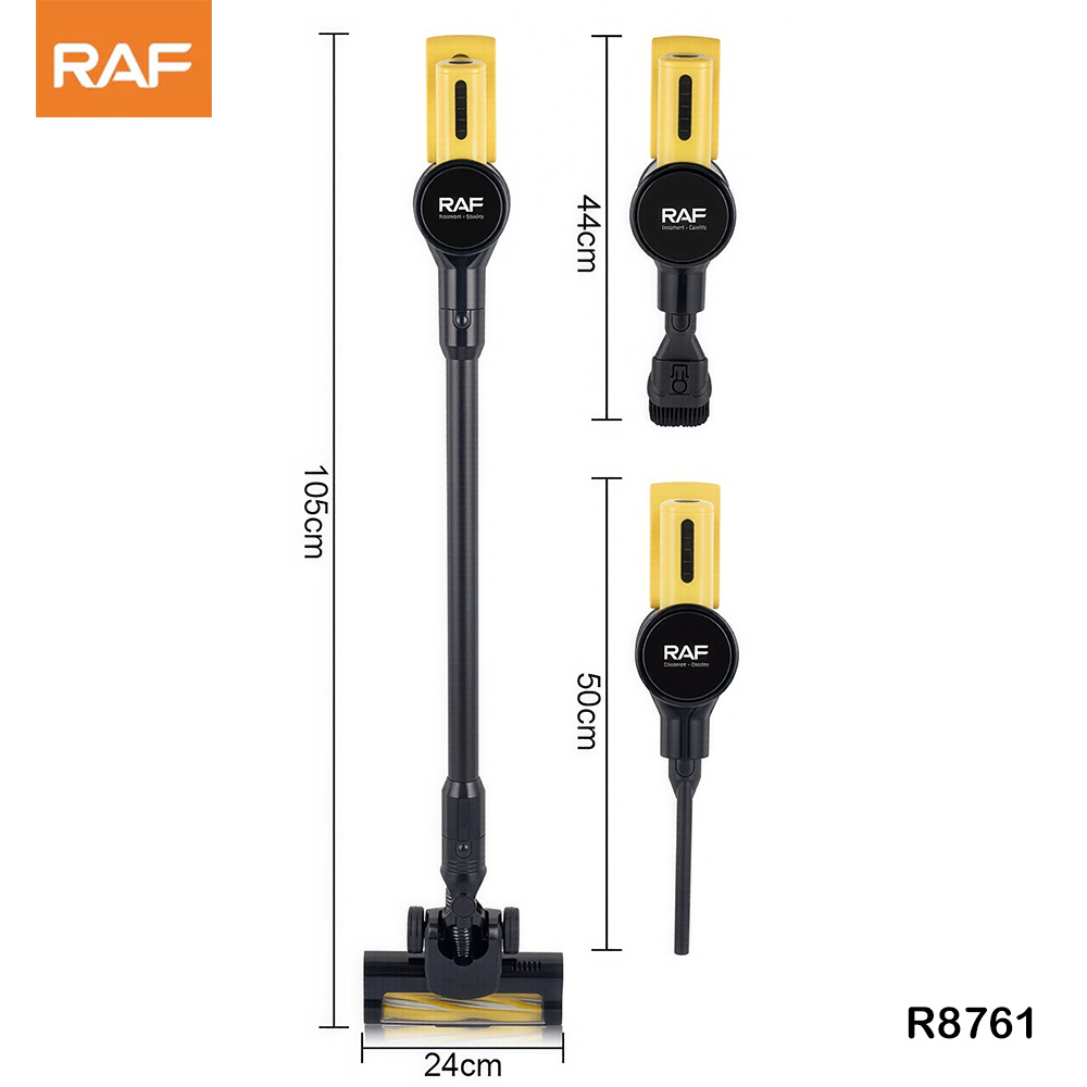 RAF Recheargable Cyclone Vacuum Cleaner – 2-in-1 Wet & Dry Cordless Cleaning R8761