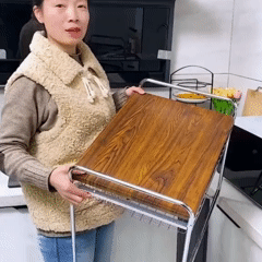 2 Tier Microwave Shelf Stand Kitchen Organizer