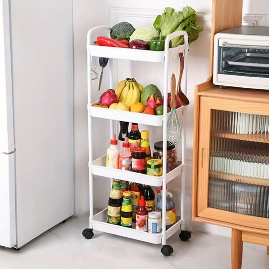 Kitchen Storage Cart 4 layer movable