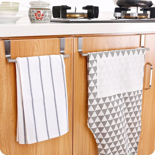 Over Cabinet Door Towel Rack - 1 Pcs