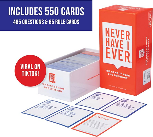 Never Have I Ever | Hilarious Family Card Game with Fun Questions & Crazy Stories Great for Game Nights & Parties