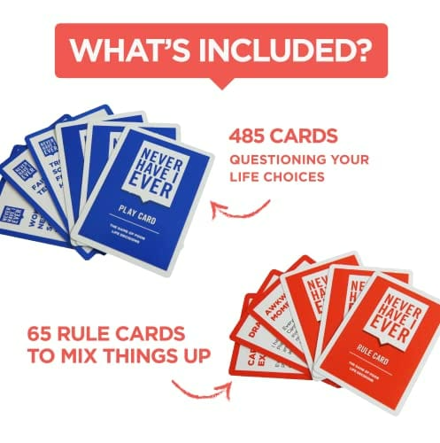 Never Have I Ever | Hilarious Family Card Game with Fun Questions & Crazy Stories Great for Game Nights & Parties