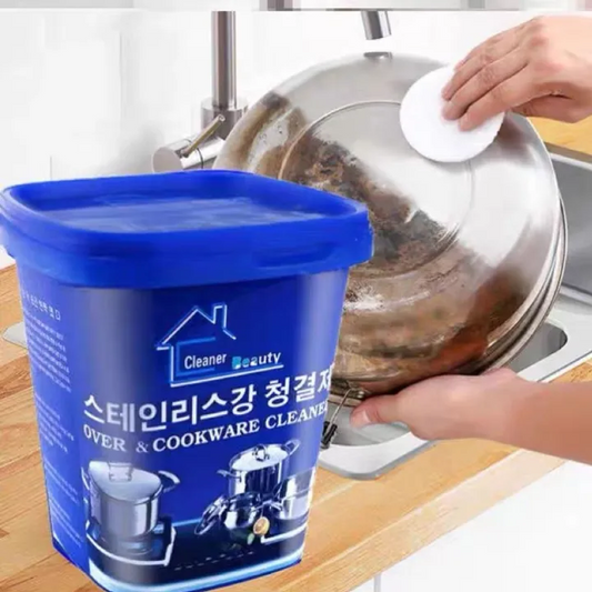 Stainless Steel Cleaning Paste 500g, Powerful Cookware Rust Removal Cleaning Paste