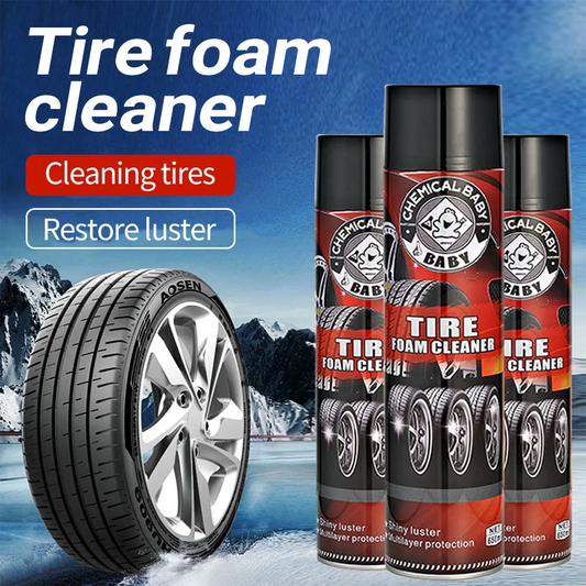 Car Wheel and Tire Cleaning Foam Multi-Functional Tire Shining Aerosol Spray