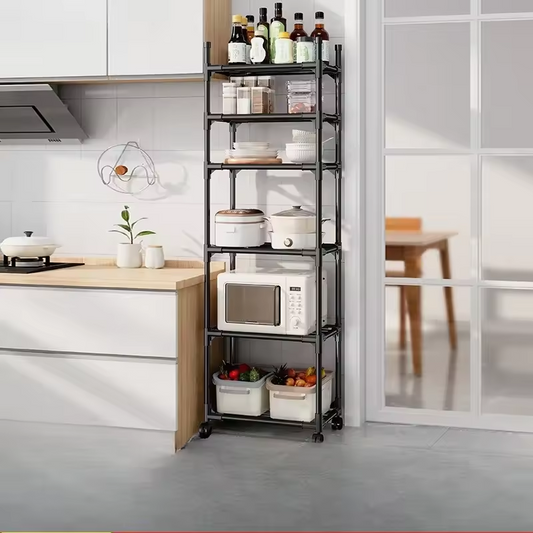 Kitchen Organiser Rolling Trolley Organizer Cart Portable Storage Rack AS-67